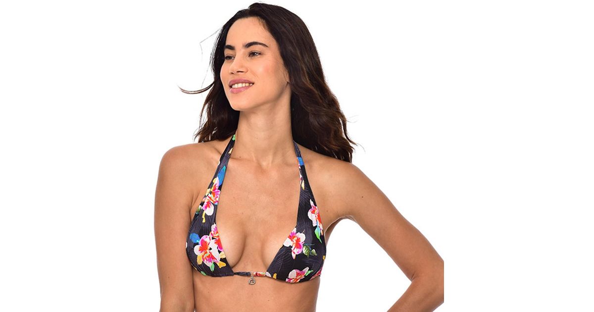 Terrible busto lluvia Sujetador de bikini de triángulos, con flores Banana Moon de color Negro - Lyst Terrible busto lluvia Sujetador de bikini de triángulos, con flores Banana Moon de color Negro - Lyst