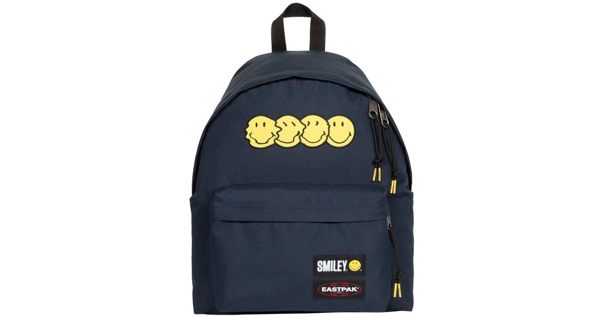 Sac ?� Dos Padded Pak'r x Smiley Eastpak en coloris Bleu | Lyst