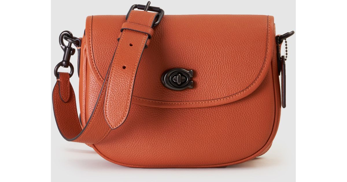 COACH Leather Willow Saddle Shoulder Bag in Tan (Natural) Lyst UK