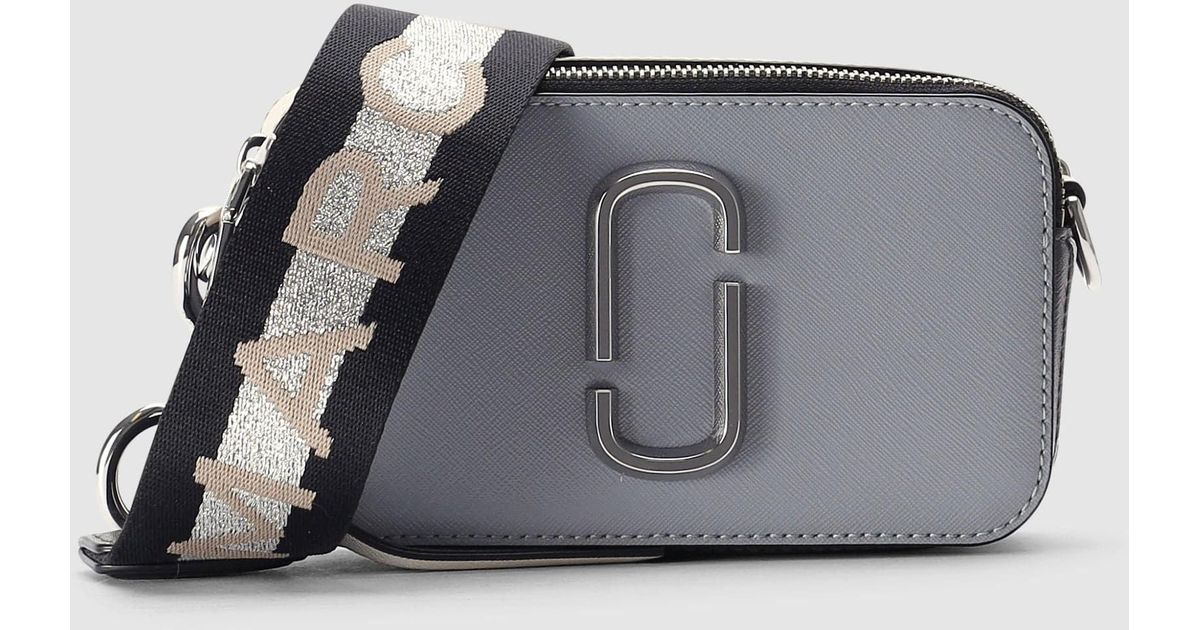 Marc Jacobs Snapshot Wolf Cross Body Bag in Gray | Lyst