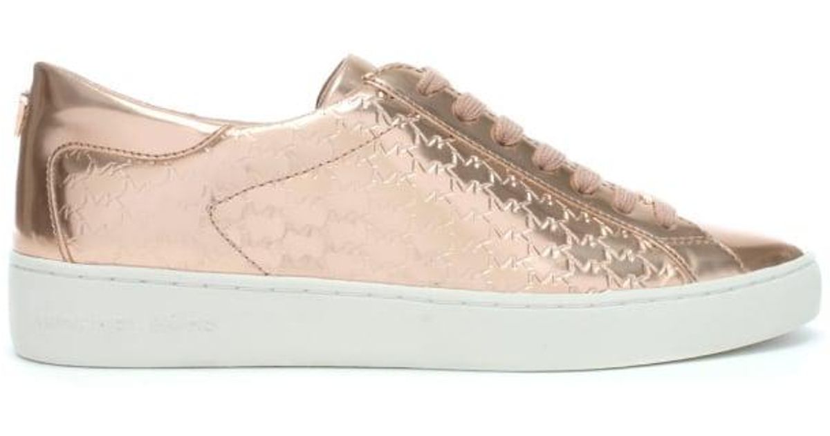 rose gold michael kors trainers