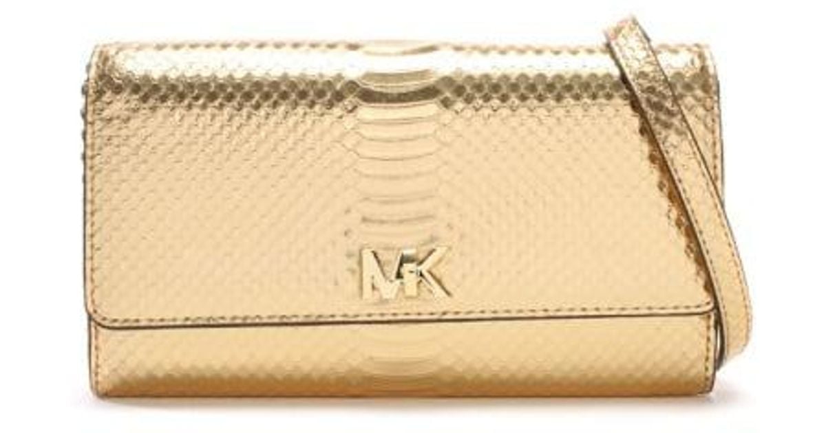 pale gold clutch bag