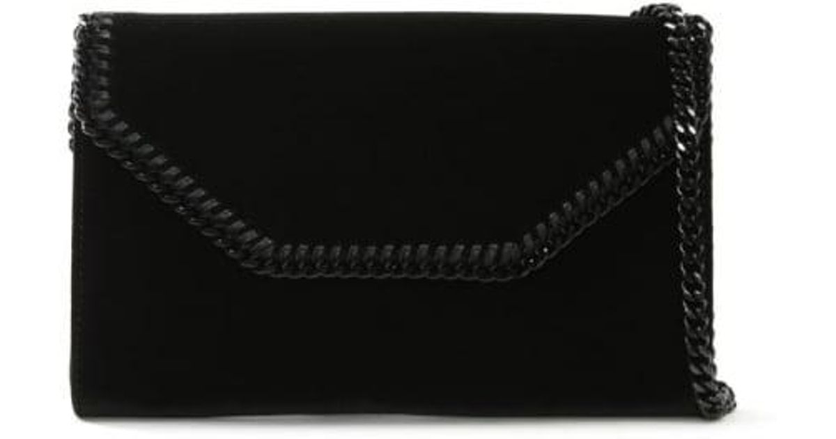 black velvet clutch bag