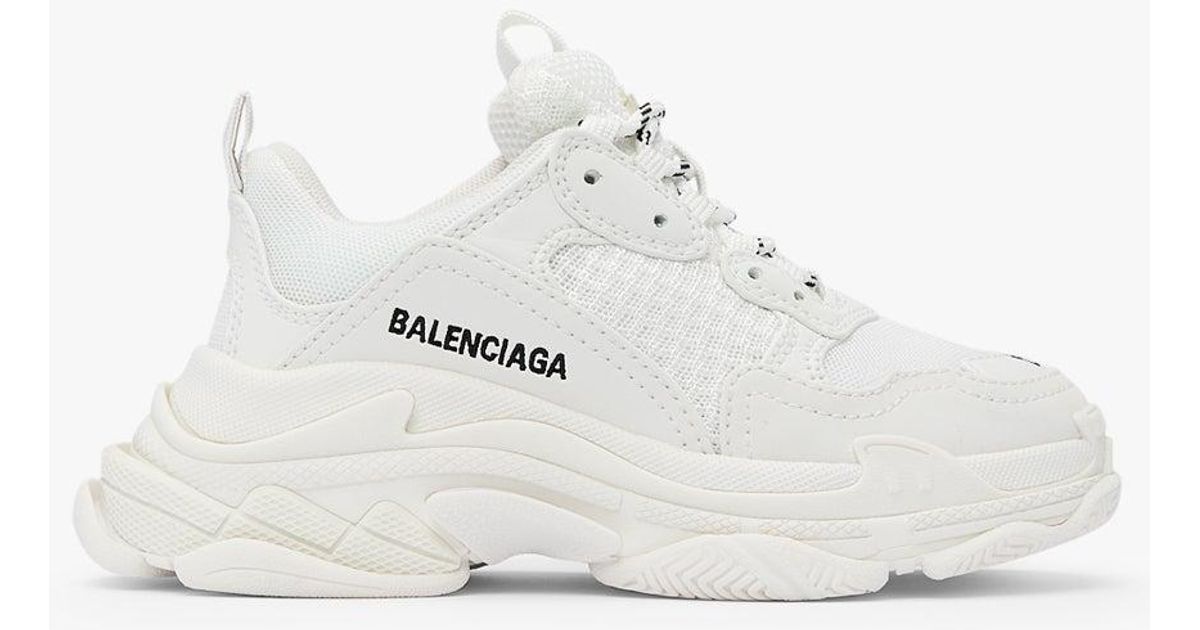 Balenciaga Leather Kids - Triple S Trainer In Double Foam And Mesh in ...