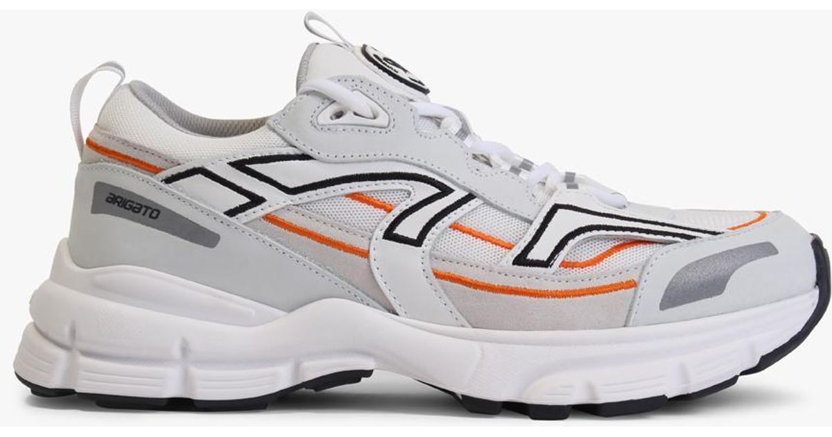 axel arigato marathon runner white amber