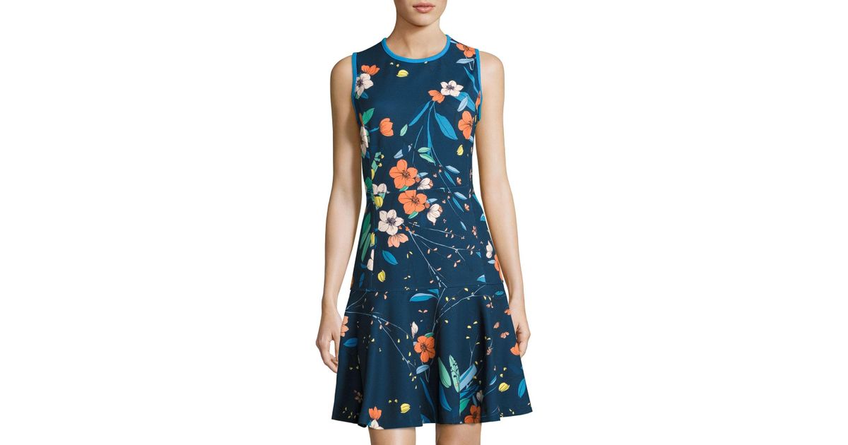 Nanette Nanette Lepore Synthetic Floral-print Sleeveless A ...