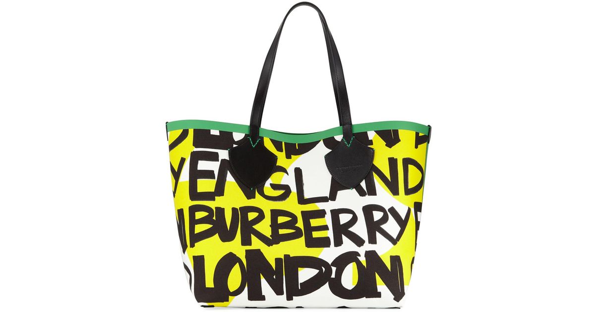 burberry graffiti tote