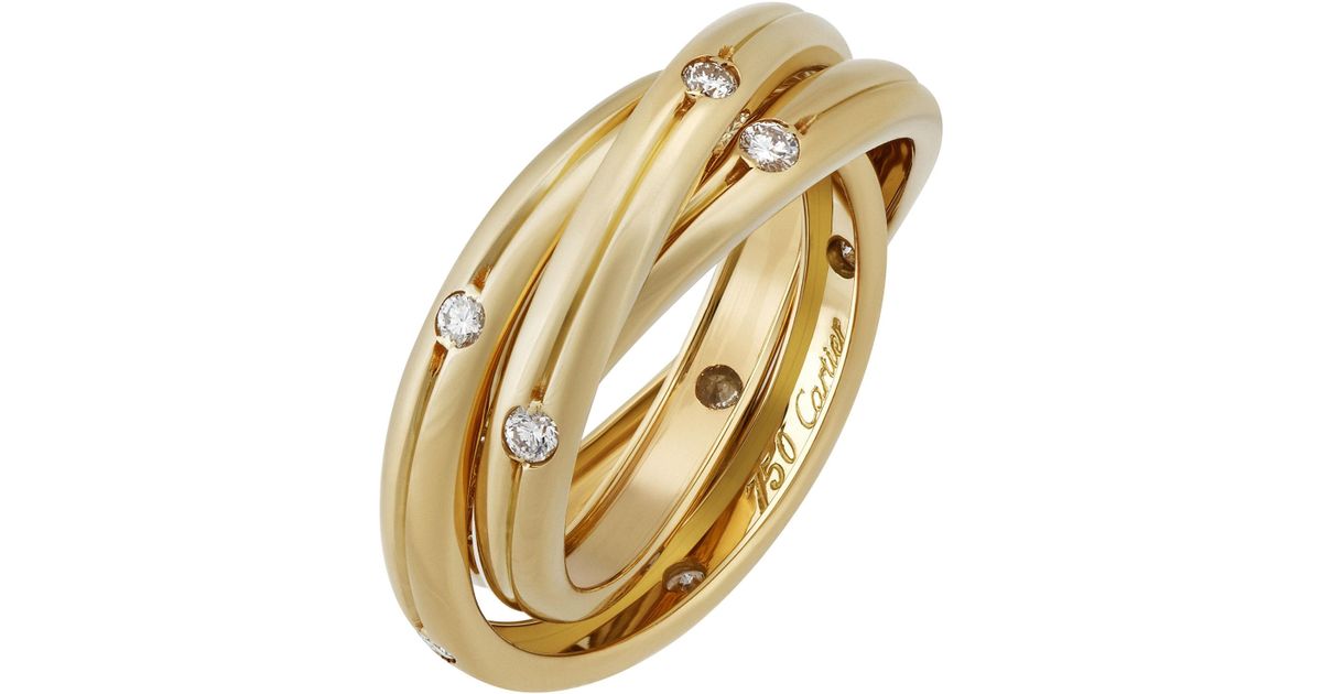 cartier triple band ring