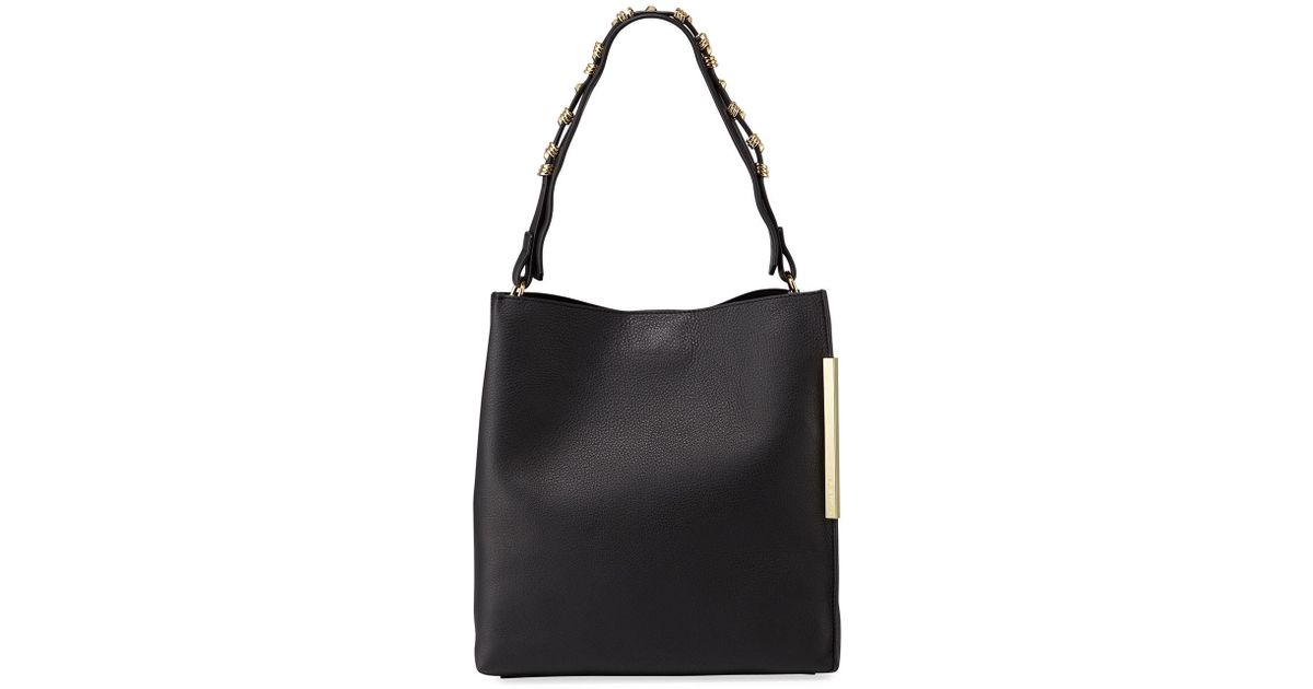 pebbled leather hobo bag