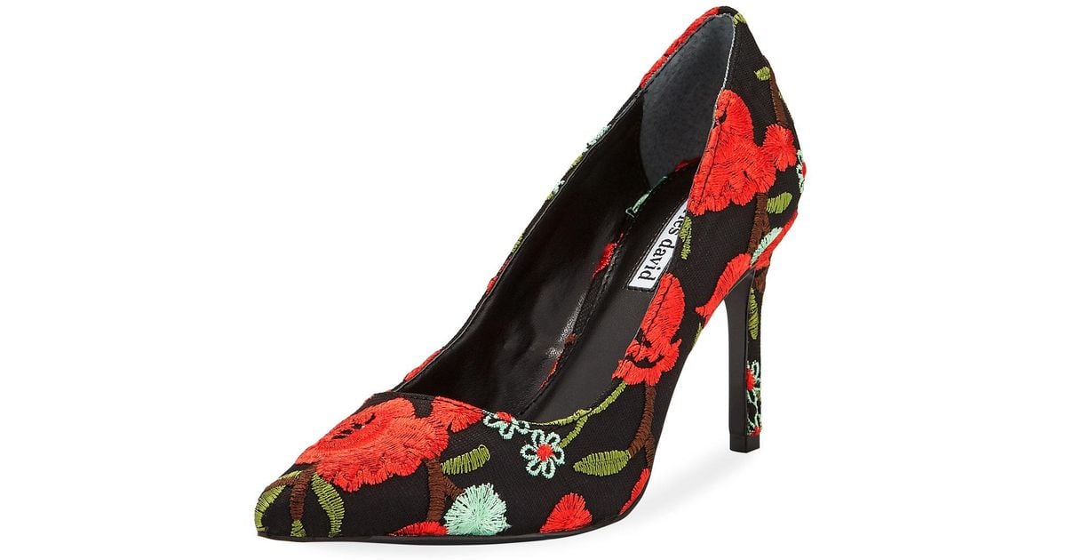 charles david floral pumps