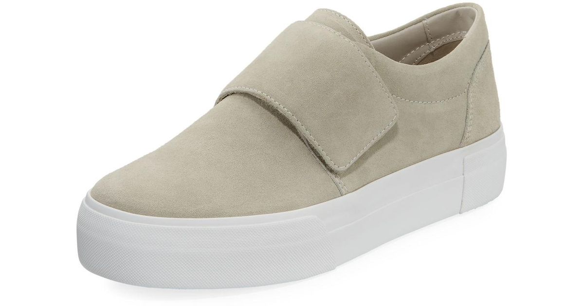 vince cage suede sneakers