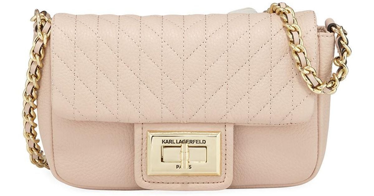 Agyness Quilted Leather Shoulder Bag Literacy Basics
