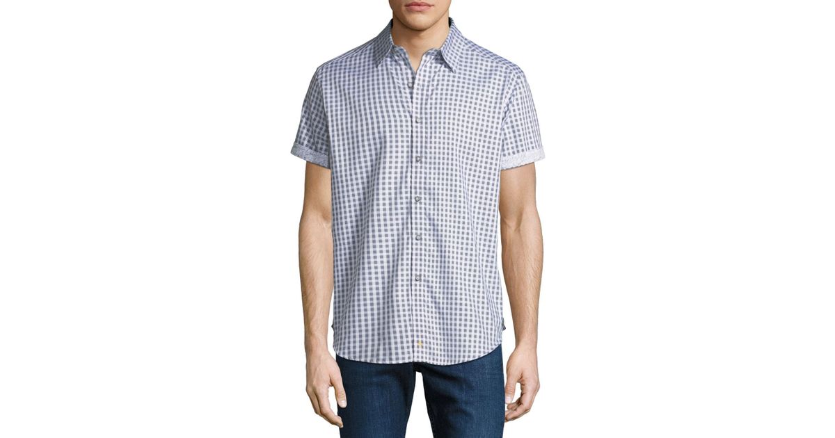 Robert Graham Mens Morales Short Sleeve Shirt
