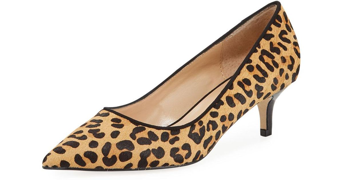 low cheetah heels