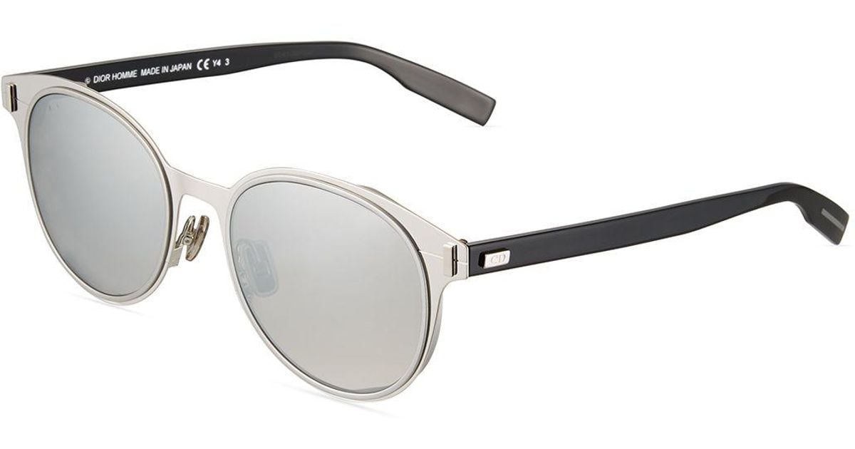 dior depth round metal sunglasses