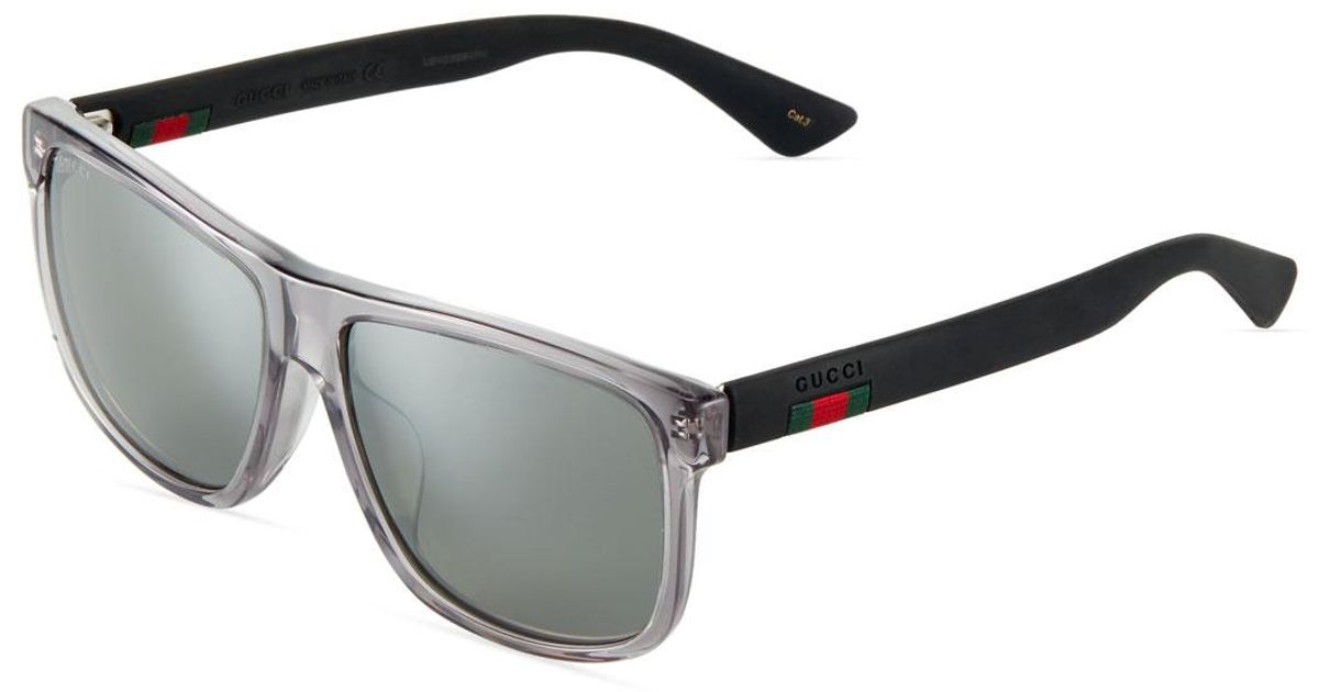 gucci blue acetate sunglasses