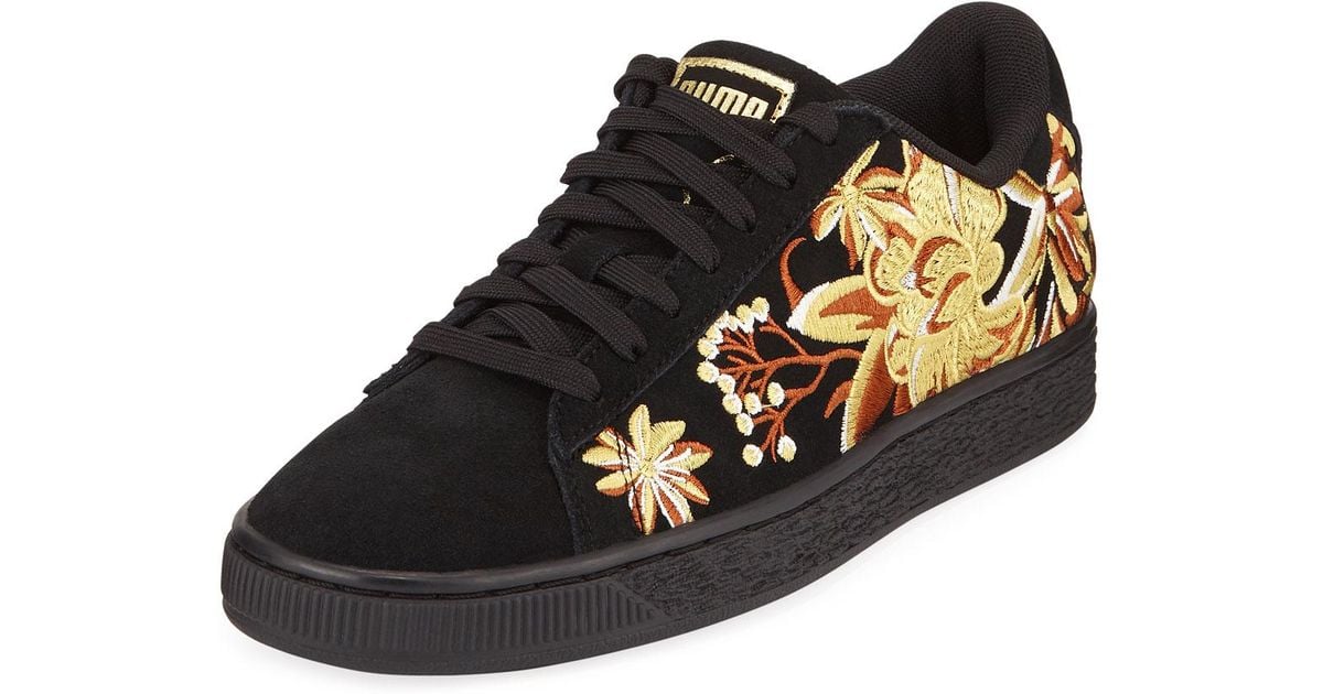 PUMA Suede Hyper Embroidered Sneakers 