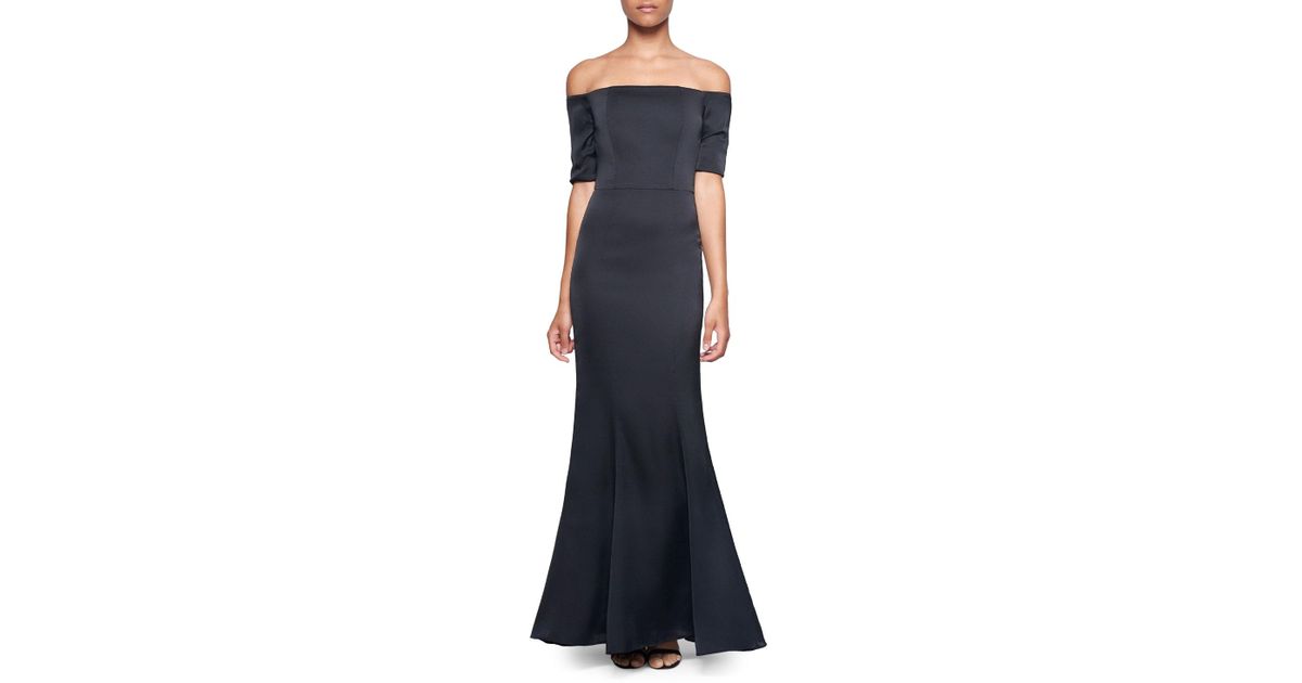 fame and partners satin dress