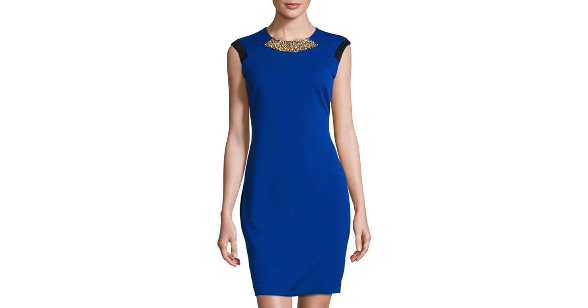 eliza j royal blue dress