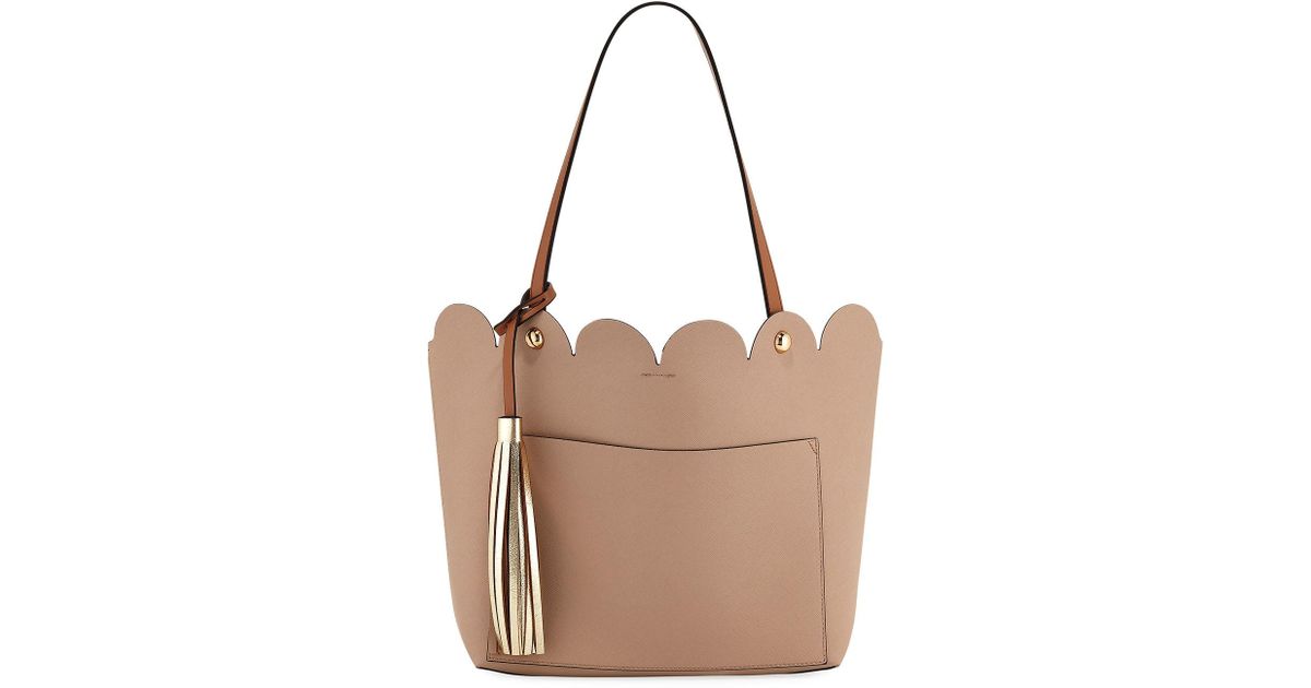 scallop tote bag