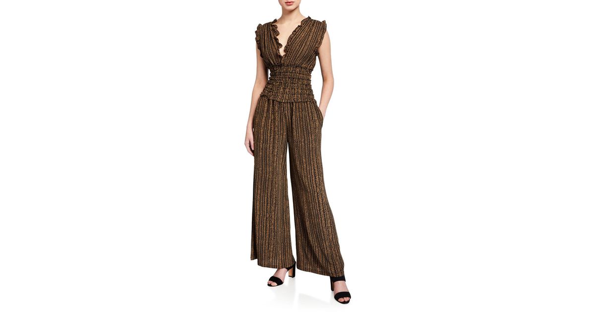 max studio wide leg jumpsuit