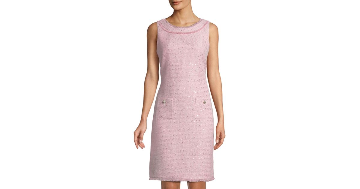 karl lagerfeld pink dress