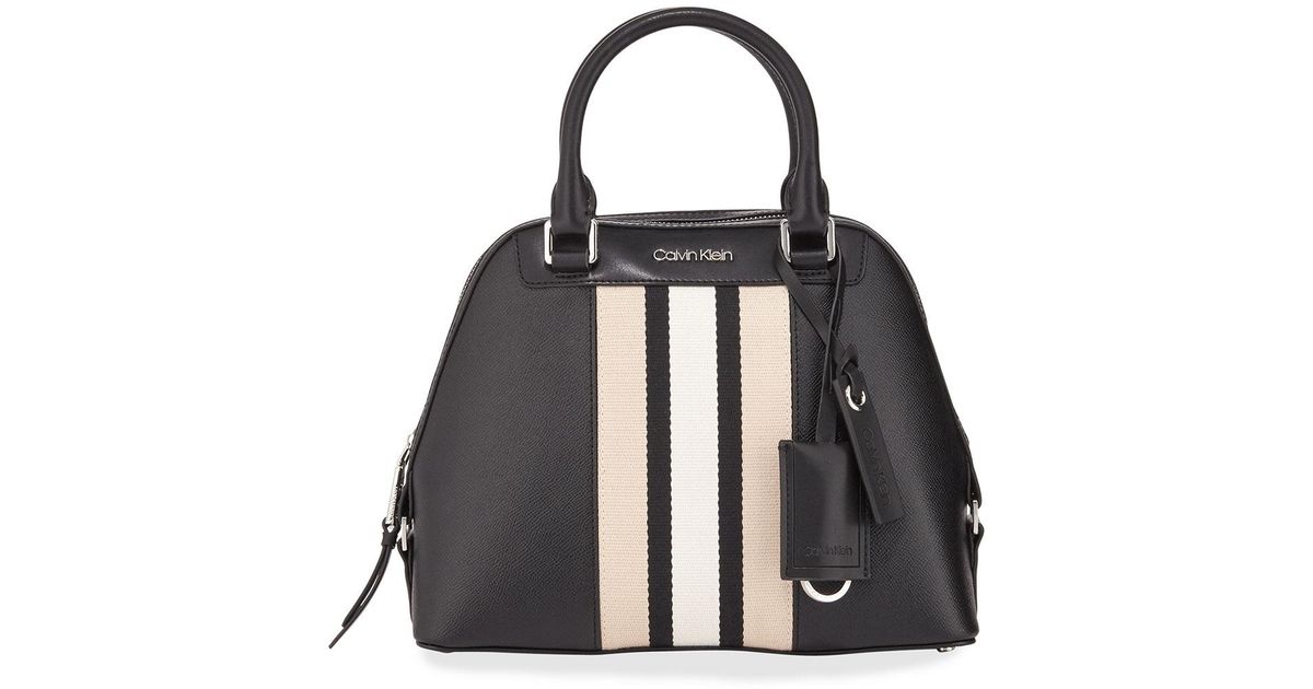 calvin klein clara leather crossbody