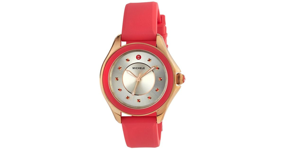 michele women's cape topaz sport watch 40mm