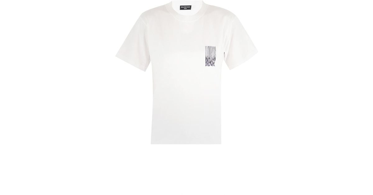 balenciaga barcode shirt