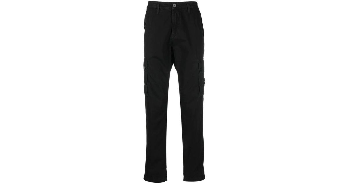 Stone Island Cargo Trousers With 