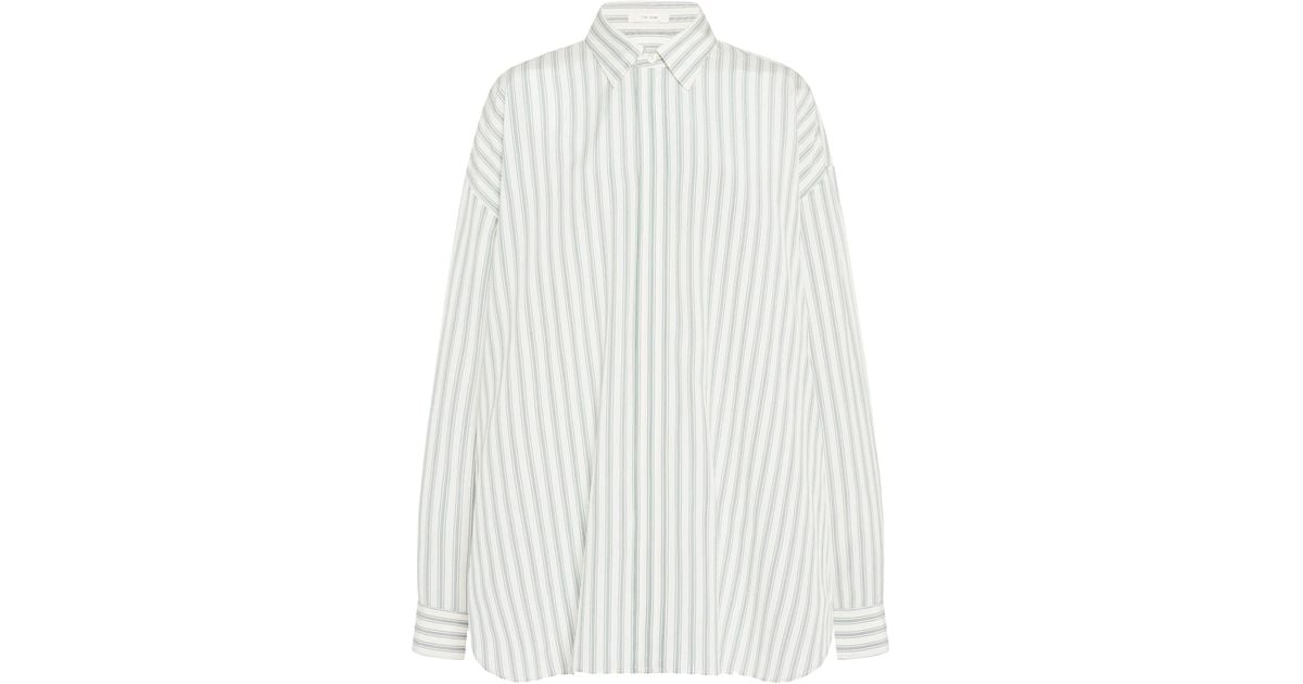 The Row Sisca Shirt In Silk in White | Lyst
