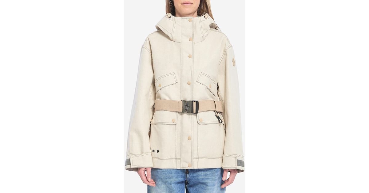 Moncler Tarkine Field Jacket in Natural | Lyst