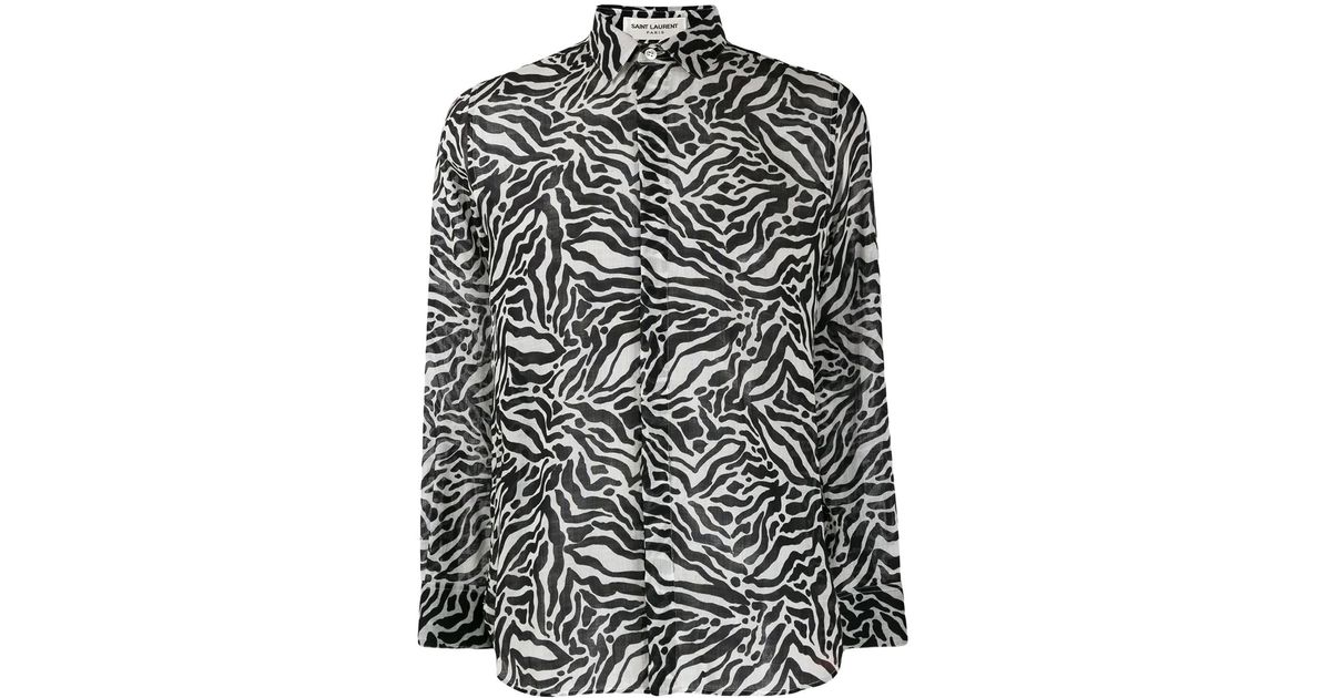 saint laurent tiger shirt