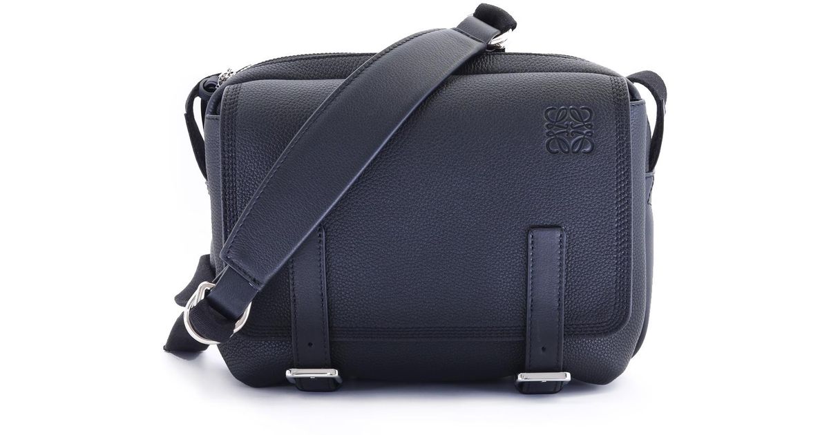 Loewe Leather Military Messenger Bag Xs 