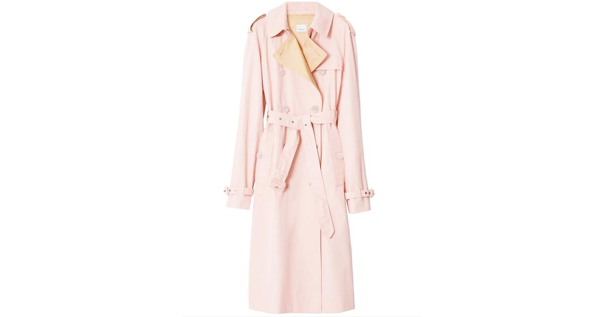 Cappotto burberry outlet rosa