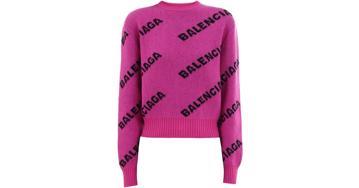 Balenciaga pink jumper outlet