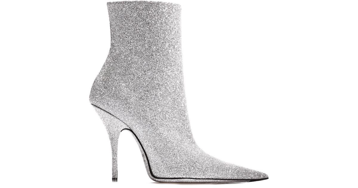 glitter balenciaga boots