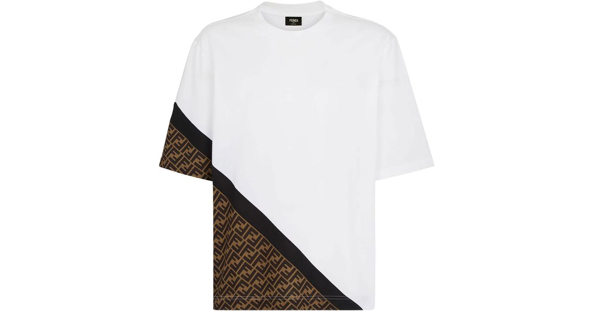 Fendi Jersey T-shirt in White for Men | Lyst Australia