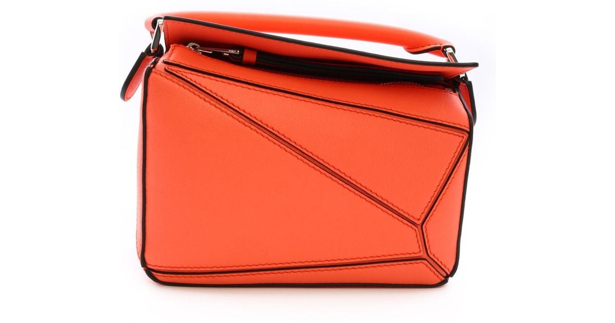 loewe puzzle bag orange