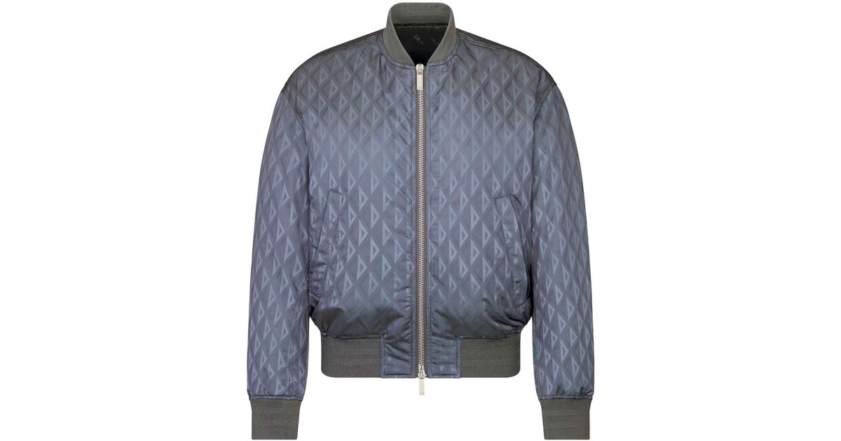 Dior Cd Diamond Bomber Jacket in Blue for Men | Lyst Dior Cd Diamond Bomber Jacket in Blue for Men | Lyst