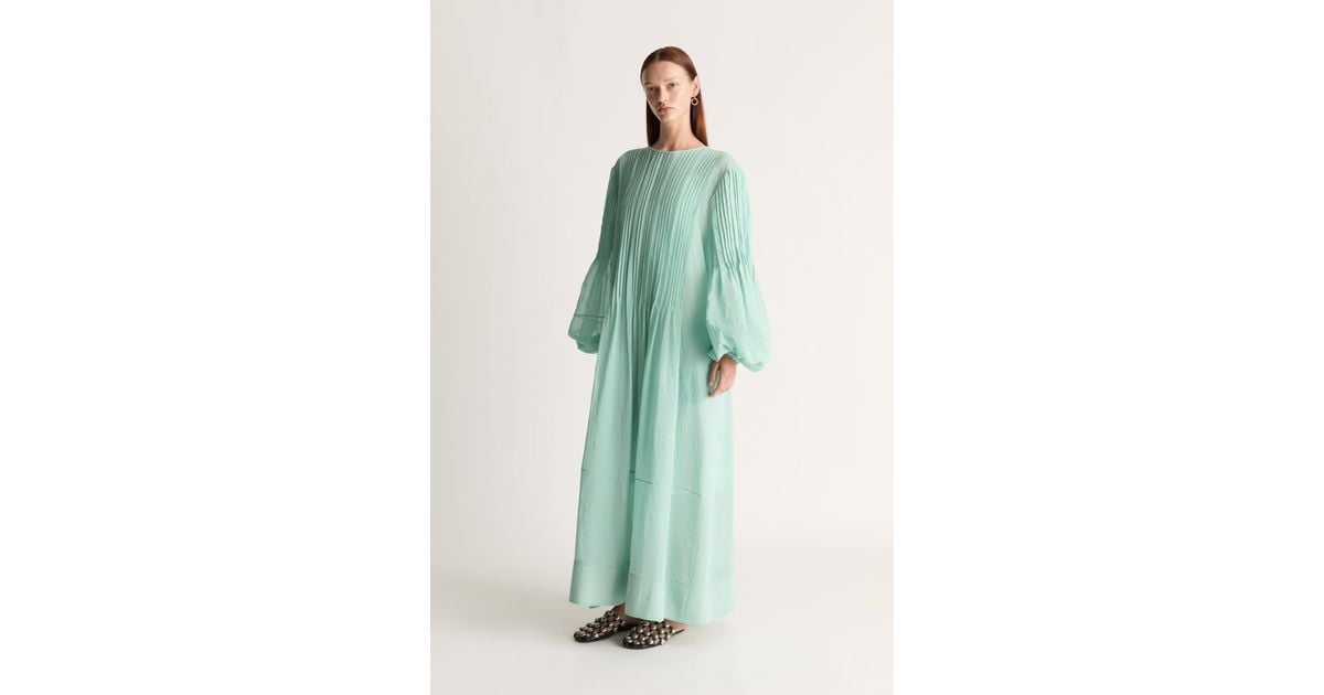 Lee Mathews Skye Maxi Dress in Green | Lyst