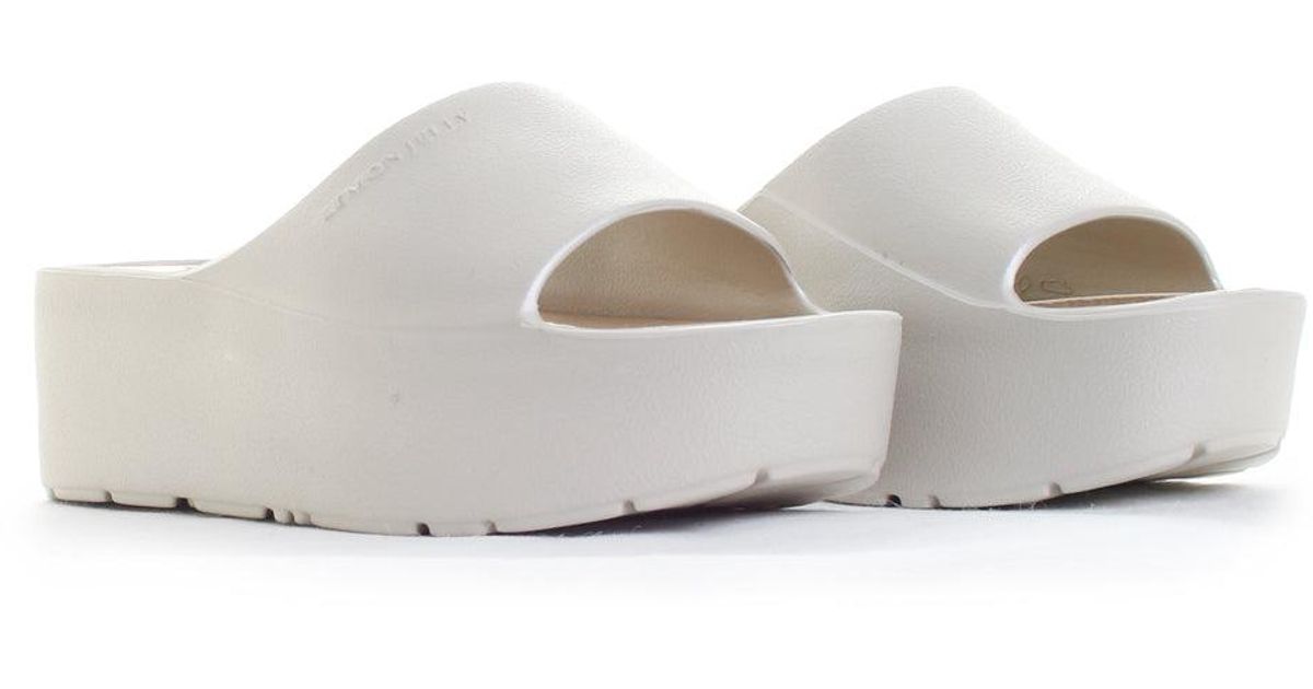 Lemon Jelly Denim Sunny Sandals in Gray | Lyst