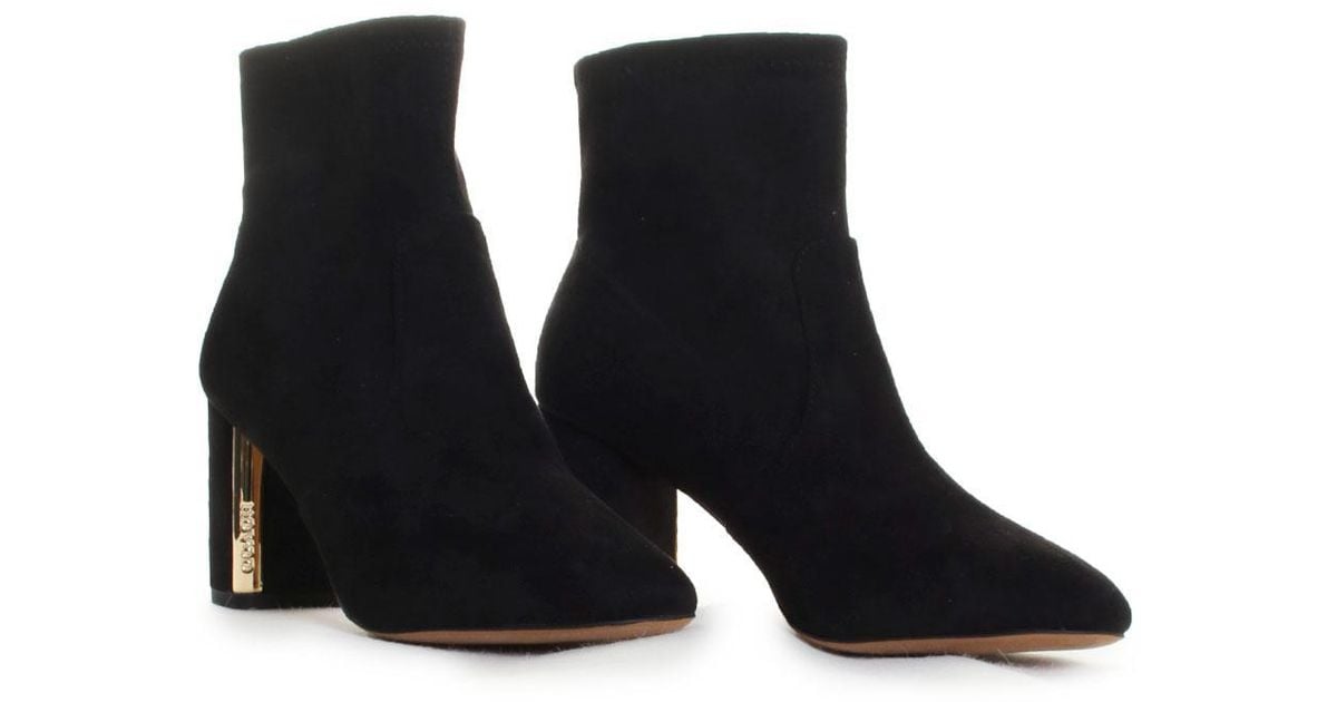 coach suede booties