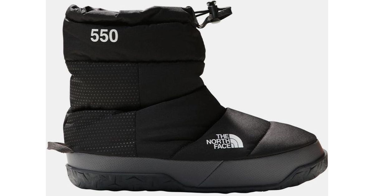 The North Face Black Nuptse Après Bootie Boots for Men | Lyst UK