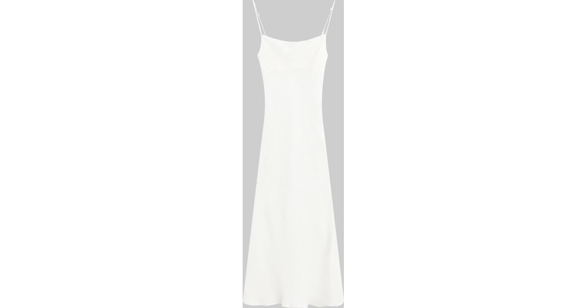 Leset Stella Square Neck Maxi Dress in White | Lyst