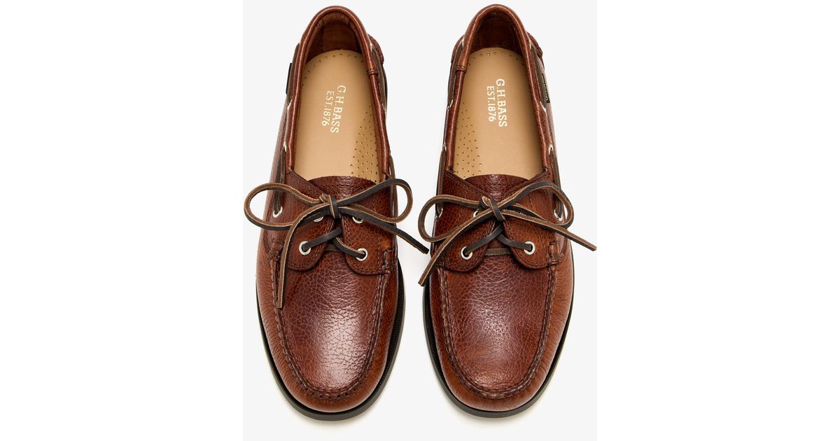 G.H. Bass & Co. Jetty Ii 2 Eye Boat Shoes in Brown for Men  display picture 2