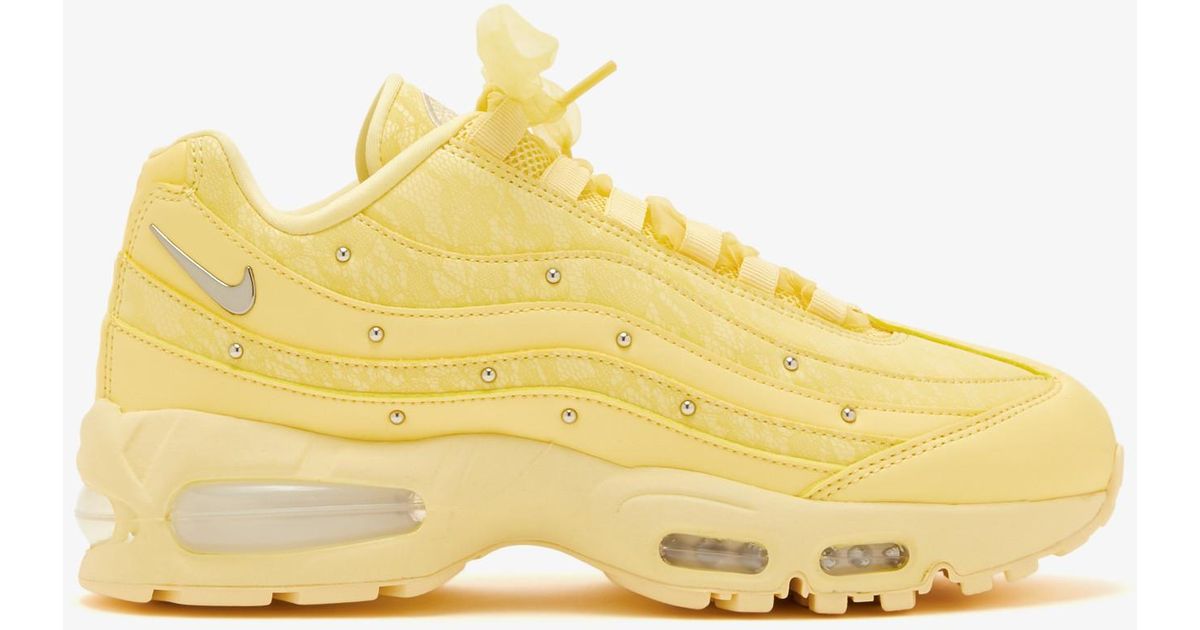 Nike Air Max 95 Big Bubble Sneakers in Yellow | Lyst