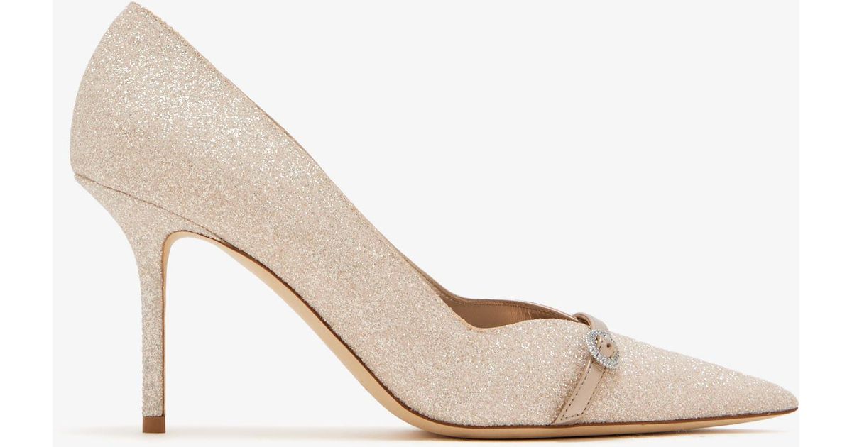Jimmy Choo Keari 85 Pumps in White | Lyst