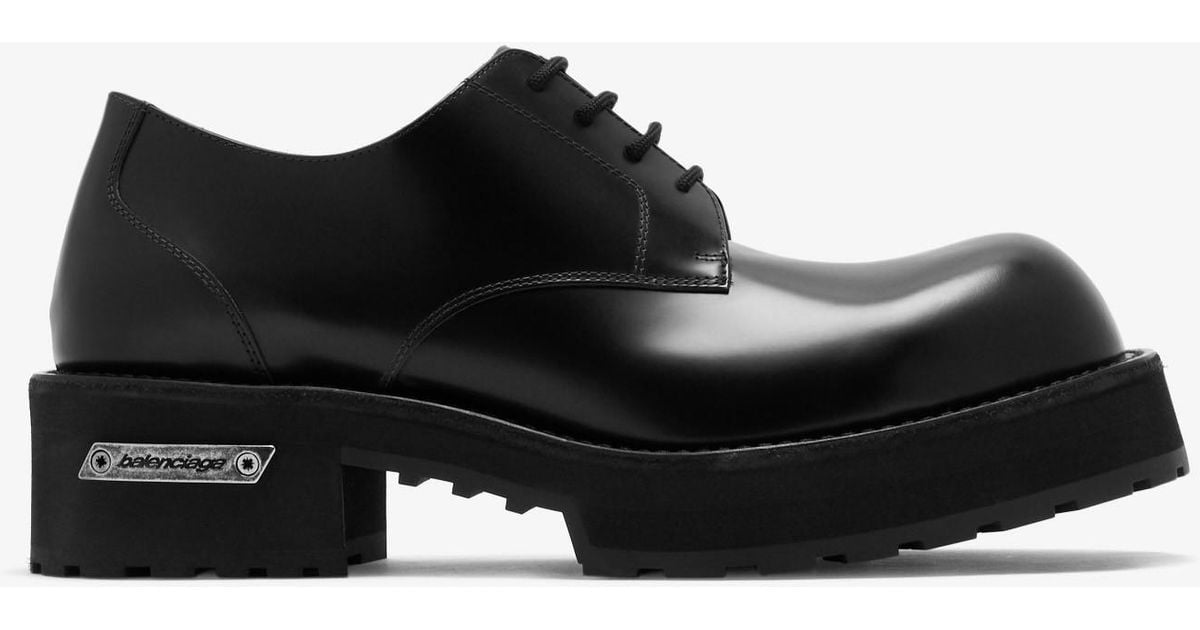 Balenciaga Venom Derby Shoes in Black for Men | Lyst