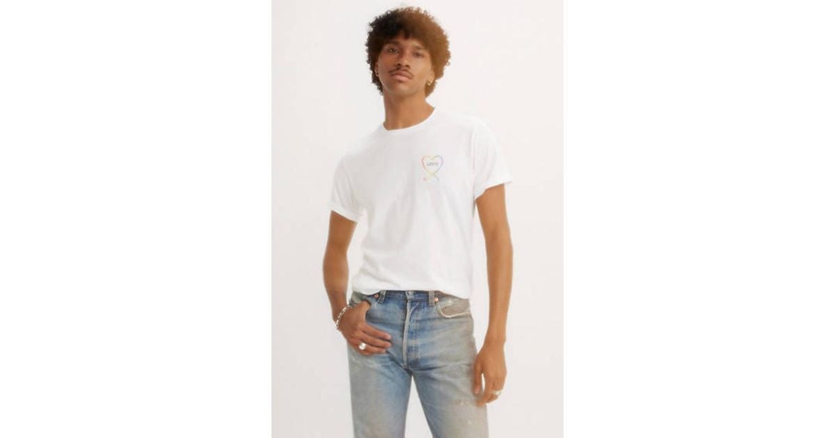 Levi pride t shirt discount